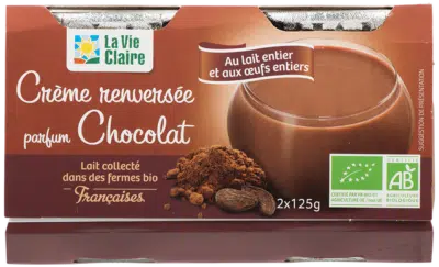 Crème renversée chocolat bio