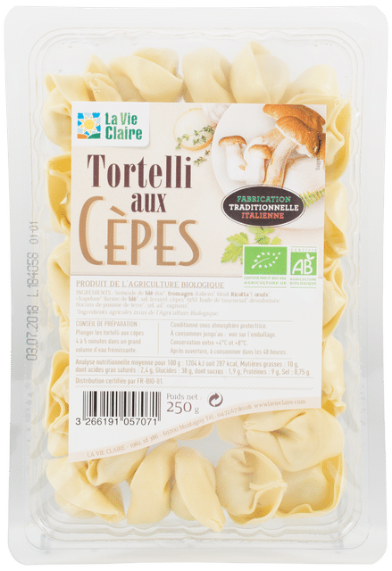 Tortelli cèpes bio