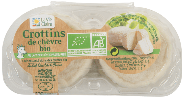 Crottins de chèvre bio