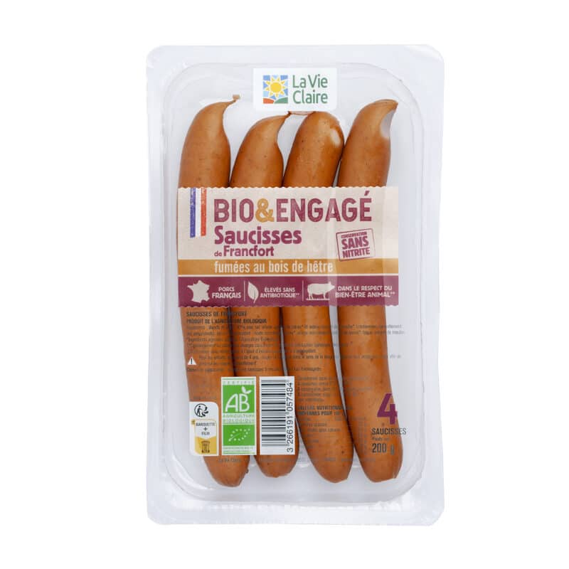 Saucisses de francfort bio