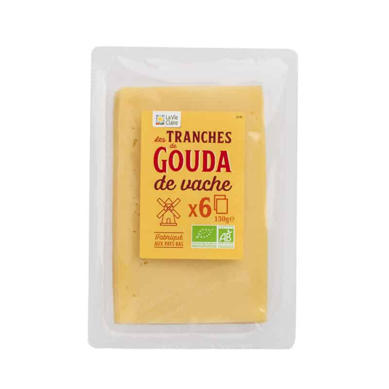 Gouda de vache en tranches bio