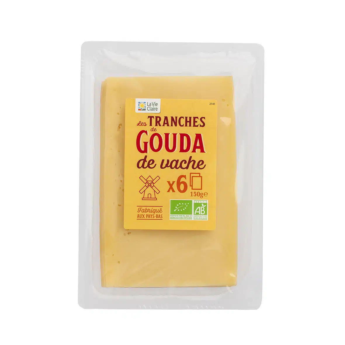 Gouda de vache en tranches bio