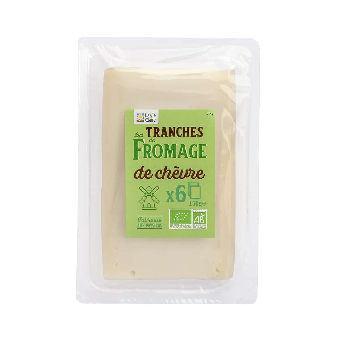 Fromage de chèvre en tranches bio