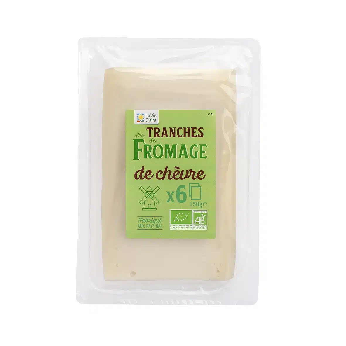 Fromage de chèvre en tranches bio