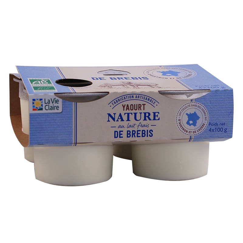 Yaourt nature au lait frais bio