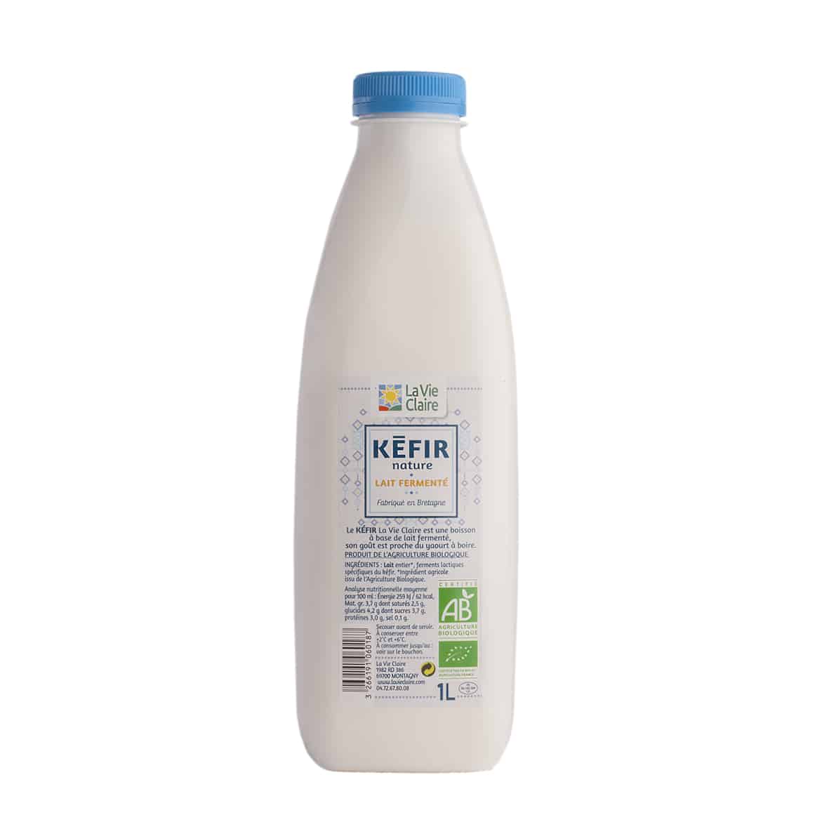 Kéfir de lait de vache, pot en verre 500gr bio à Lyon Rhône (69)