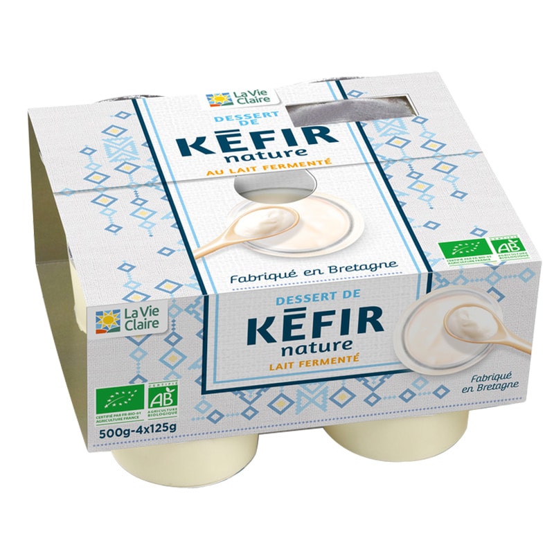 Dessert de kéfir nature bio