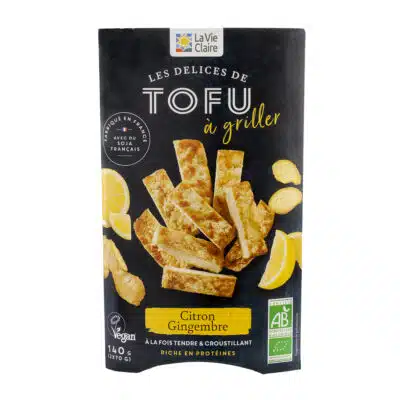 Délices de tofu citron gingembre bio