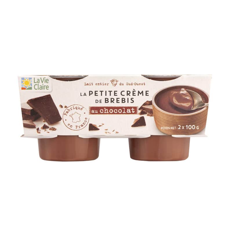 Crème brebis chocolat bio