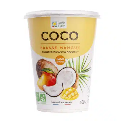 Dessert coco mangue bio