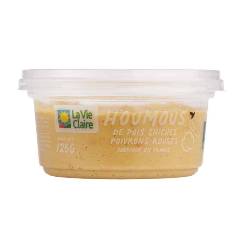 Houmous pois chiche poivrons rouges bio