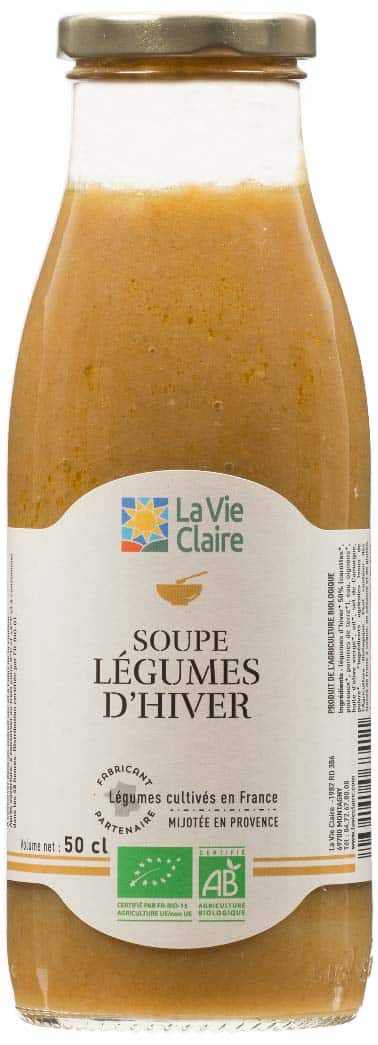 Soupe de légumes d'hiver bio