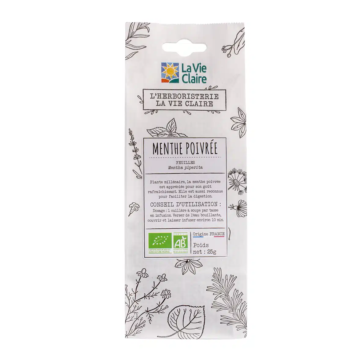 Menthe poivrée bio