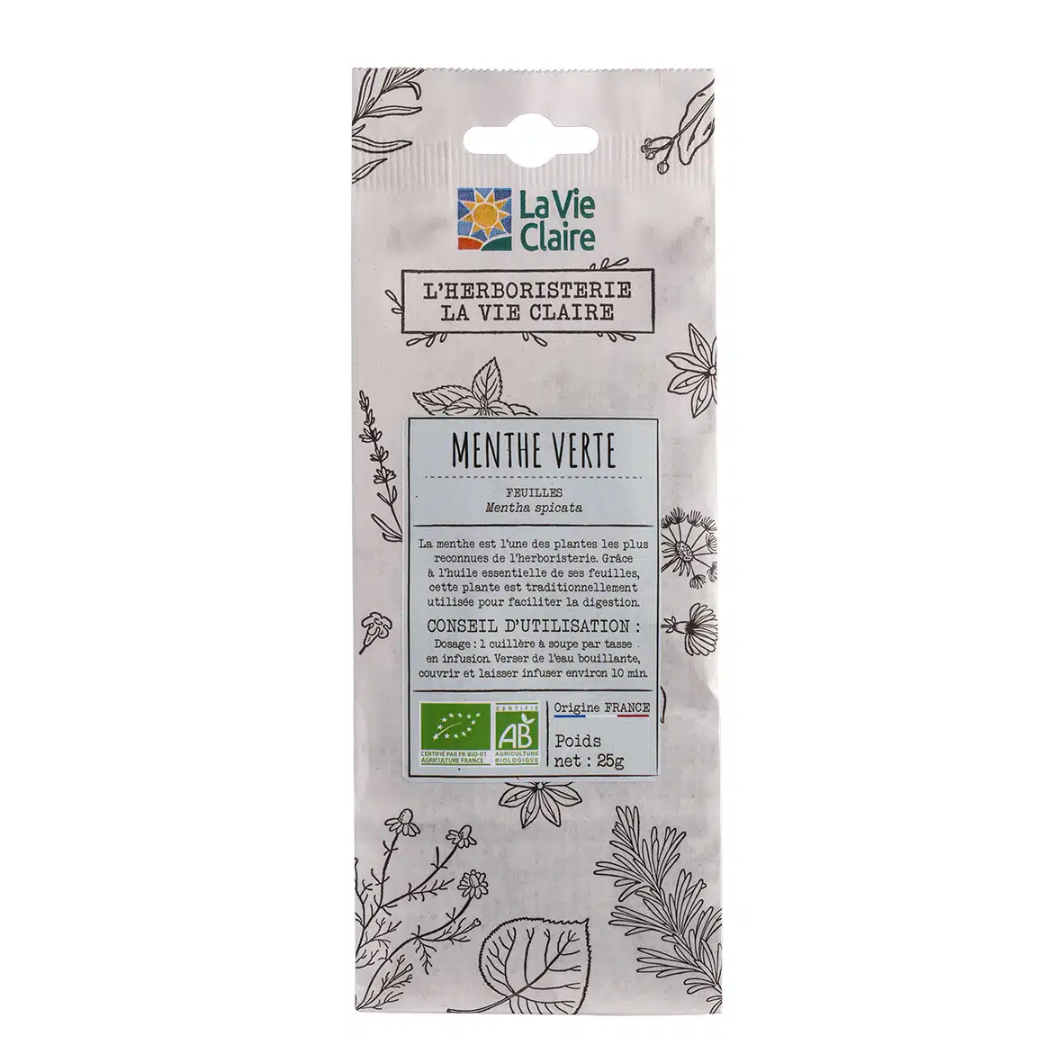 Menthe verte bio