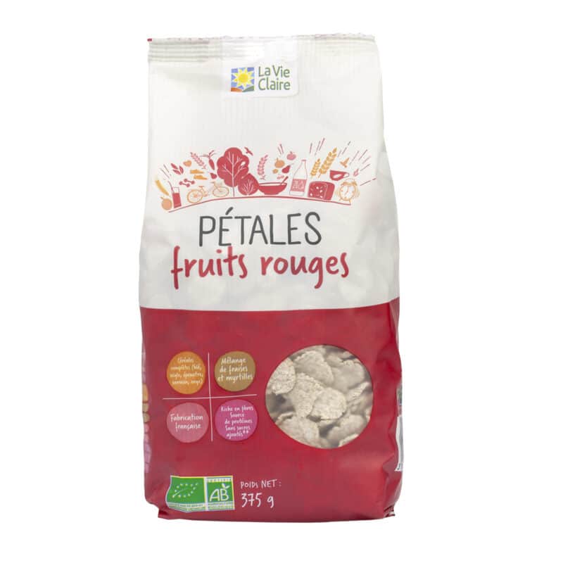 Pétales aux fruits rouges bio