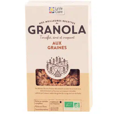 Granola aux graines torréfiées bio