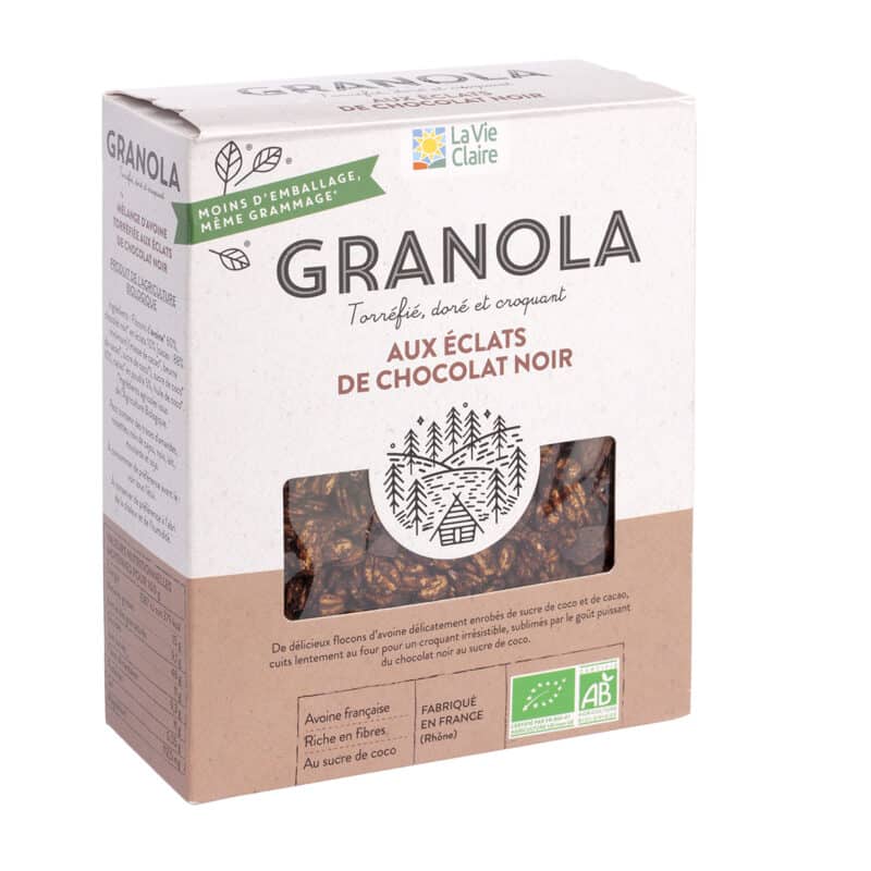 Granola aux éclats de chocolat noir bio