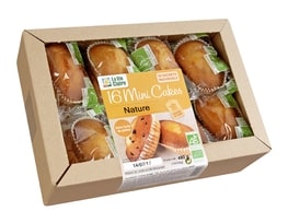 Plateau de mini cakes nature bio