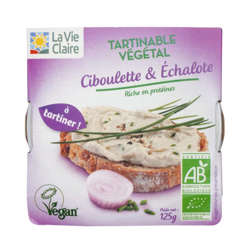 Tartinable échalote et ciboulette bio