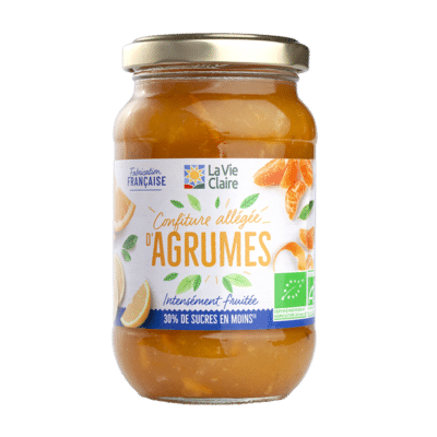 Confiture allégée aux 3 agrumes bio