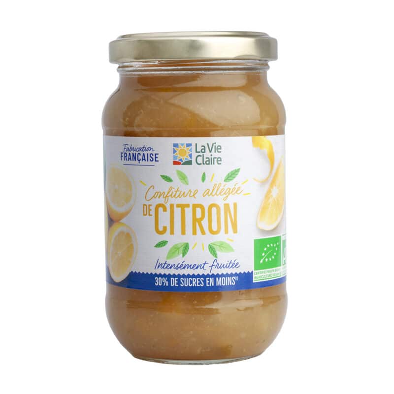 Confiture allégée de citron bio