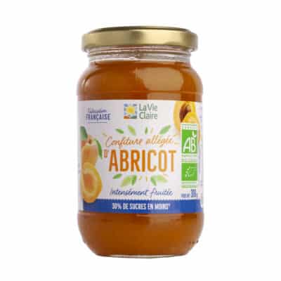 Confiture allégée d'abricot bio