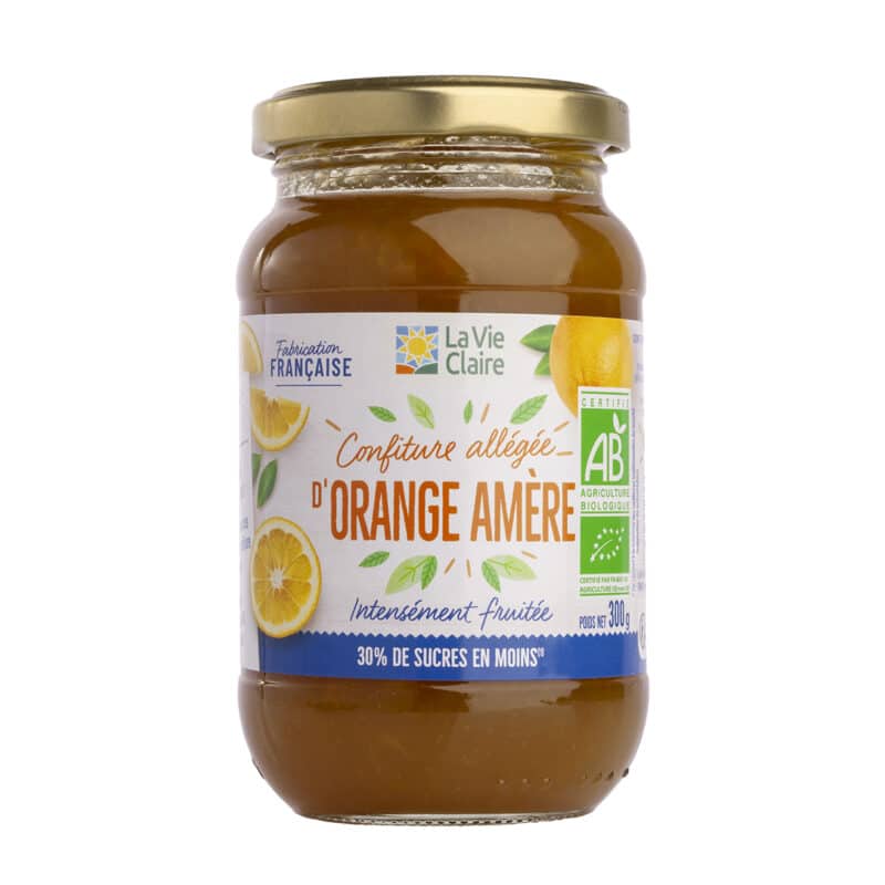 Confiture allégée d'orange amère bio