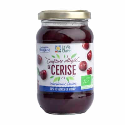 Confiture allégée de cerise bio