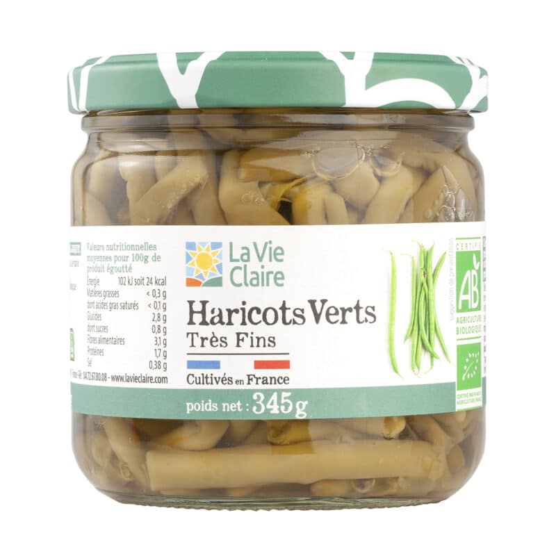 Haricots verts très fins bio