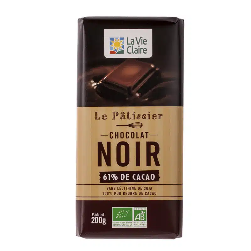 Chocolat Patisserie Noir 200G Bio 
