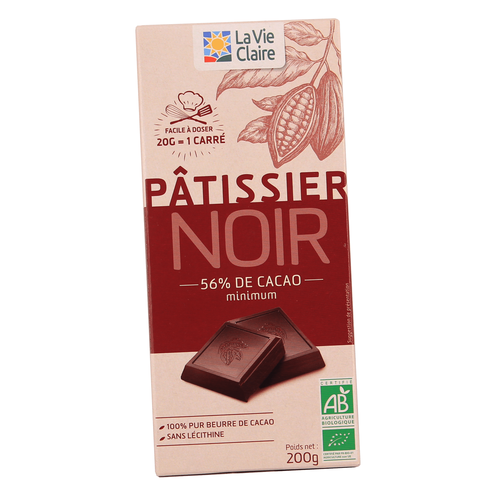 Tous les jours - CHOCOLAT NOIR pâtissier