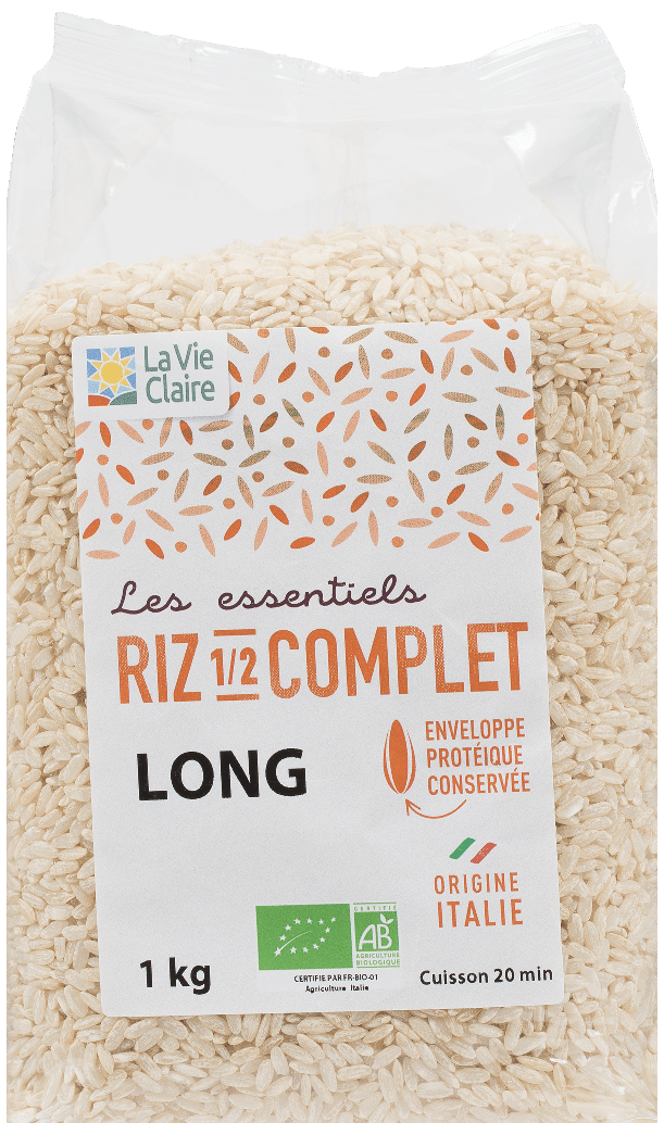 Riz Italie long 1/2 complet bio