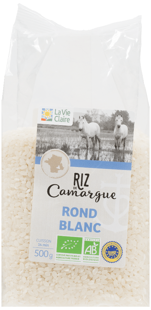 Riz Camargue rond blanc bio