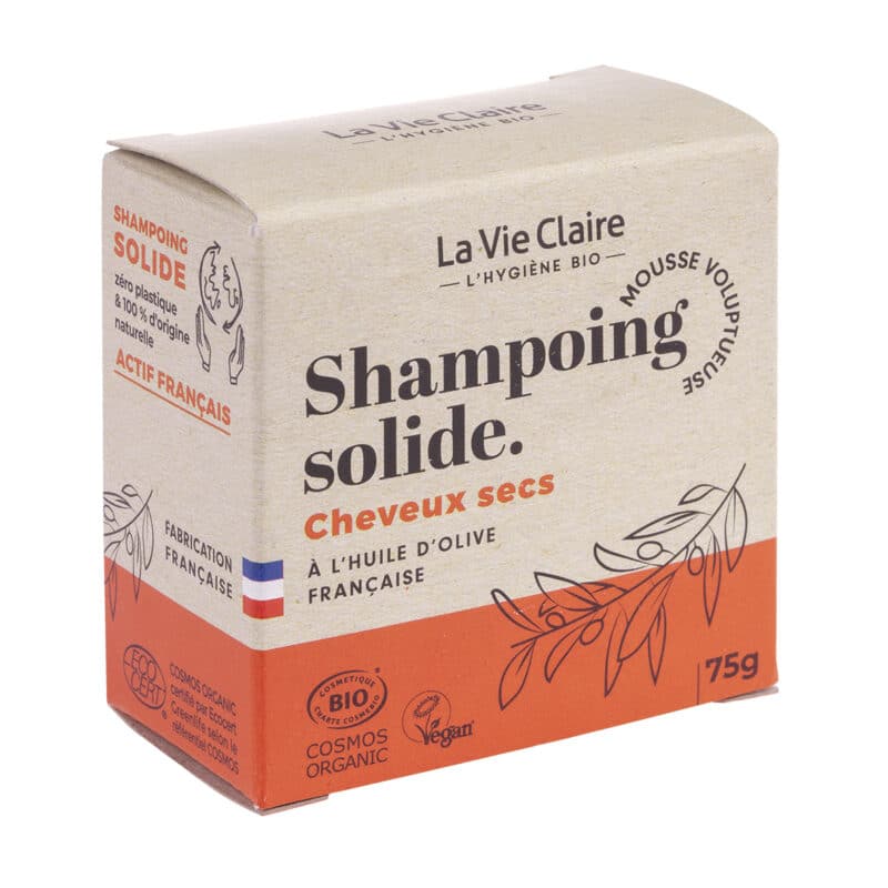 Shampoing solide cheveux sec