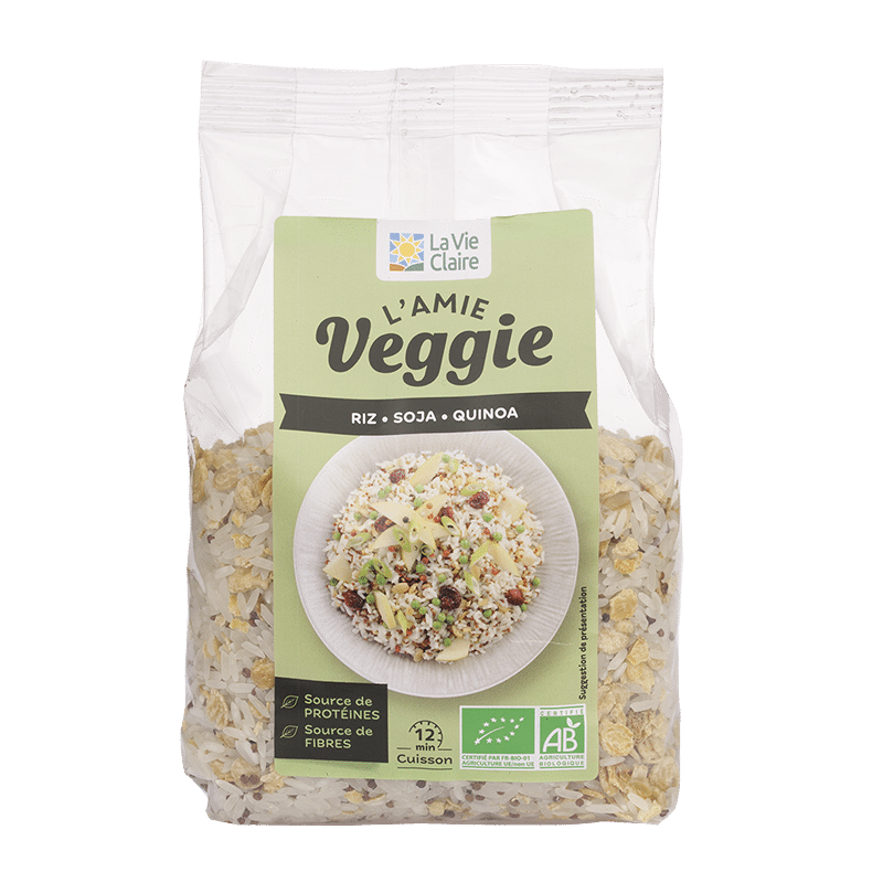 Mélange express riz, soja et quinoa bio