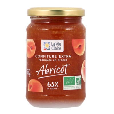 Confiture extra d'abricot bio