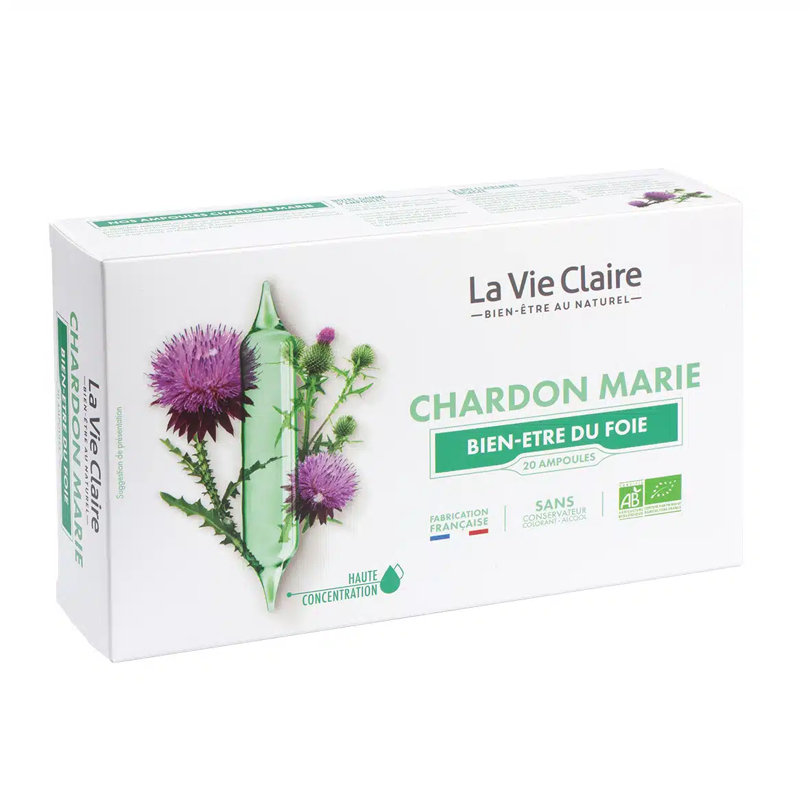 Chardon marie - 20 ampoules bio