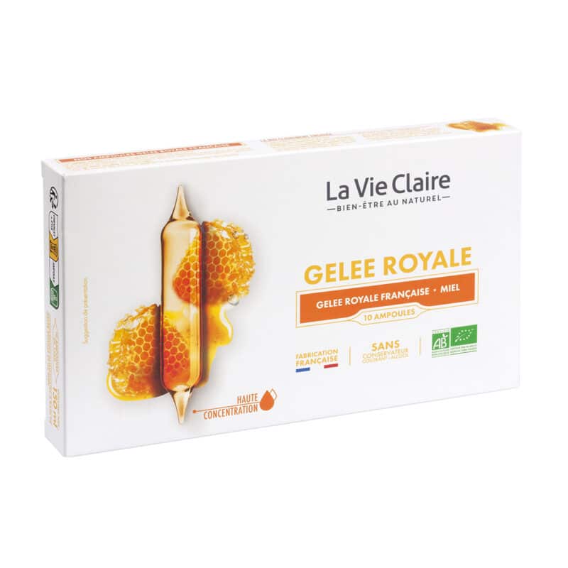 Gelée royale française - 10 ampoules bio