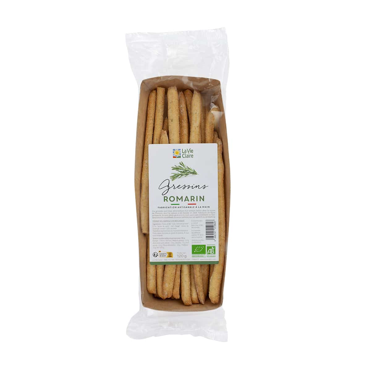 Gressins au romarin bio