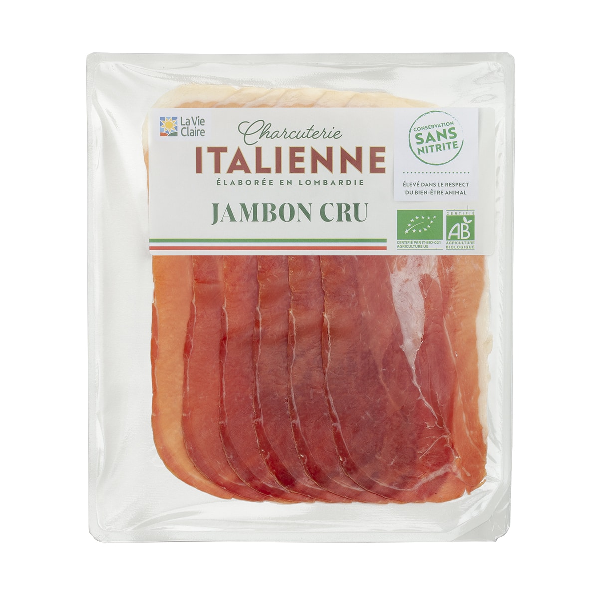 Jambon cru sans nitrite bio