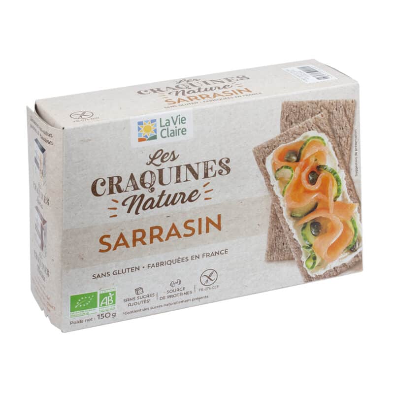 Tartines craquantes au sarrasin bio