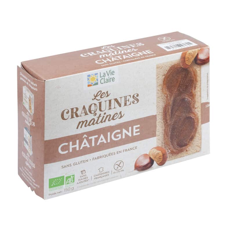 Tartines craquantes à la chataigne bio