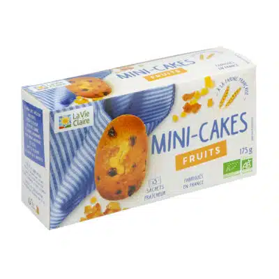 Mini cakes aux fruits bio