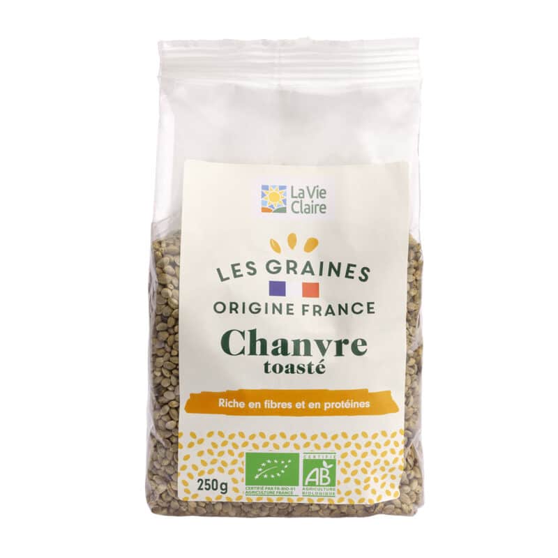 Graines de chanvre toastées bio