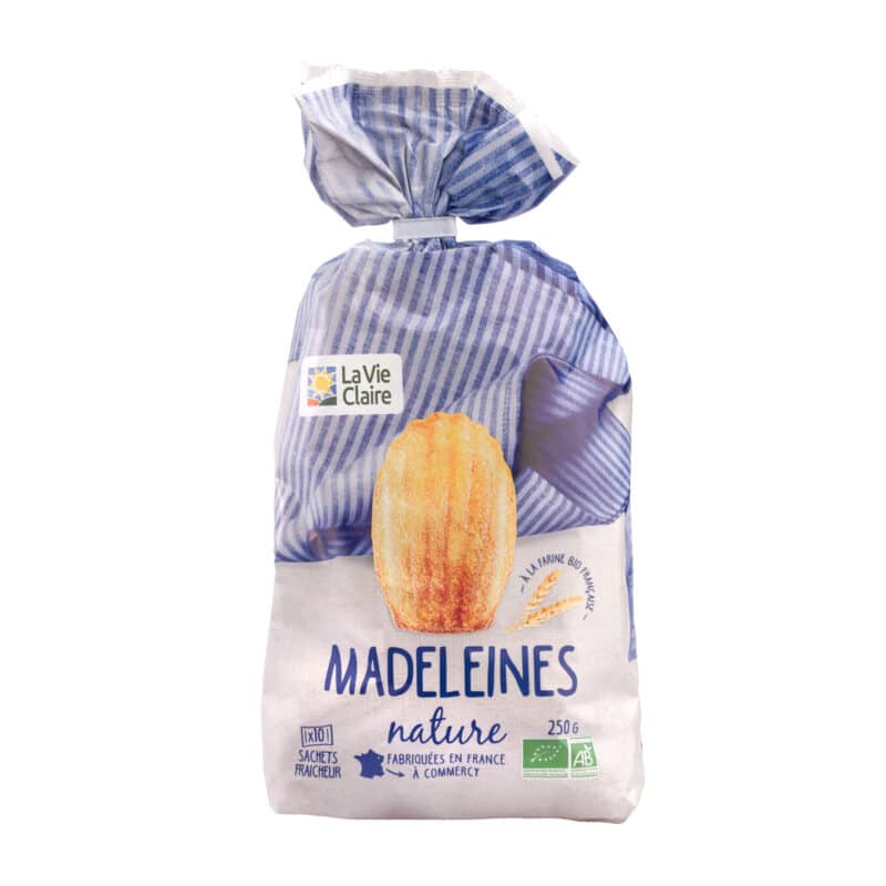 Madeleines aux oeufs bio