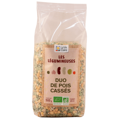 Duo de pois cassés bio