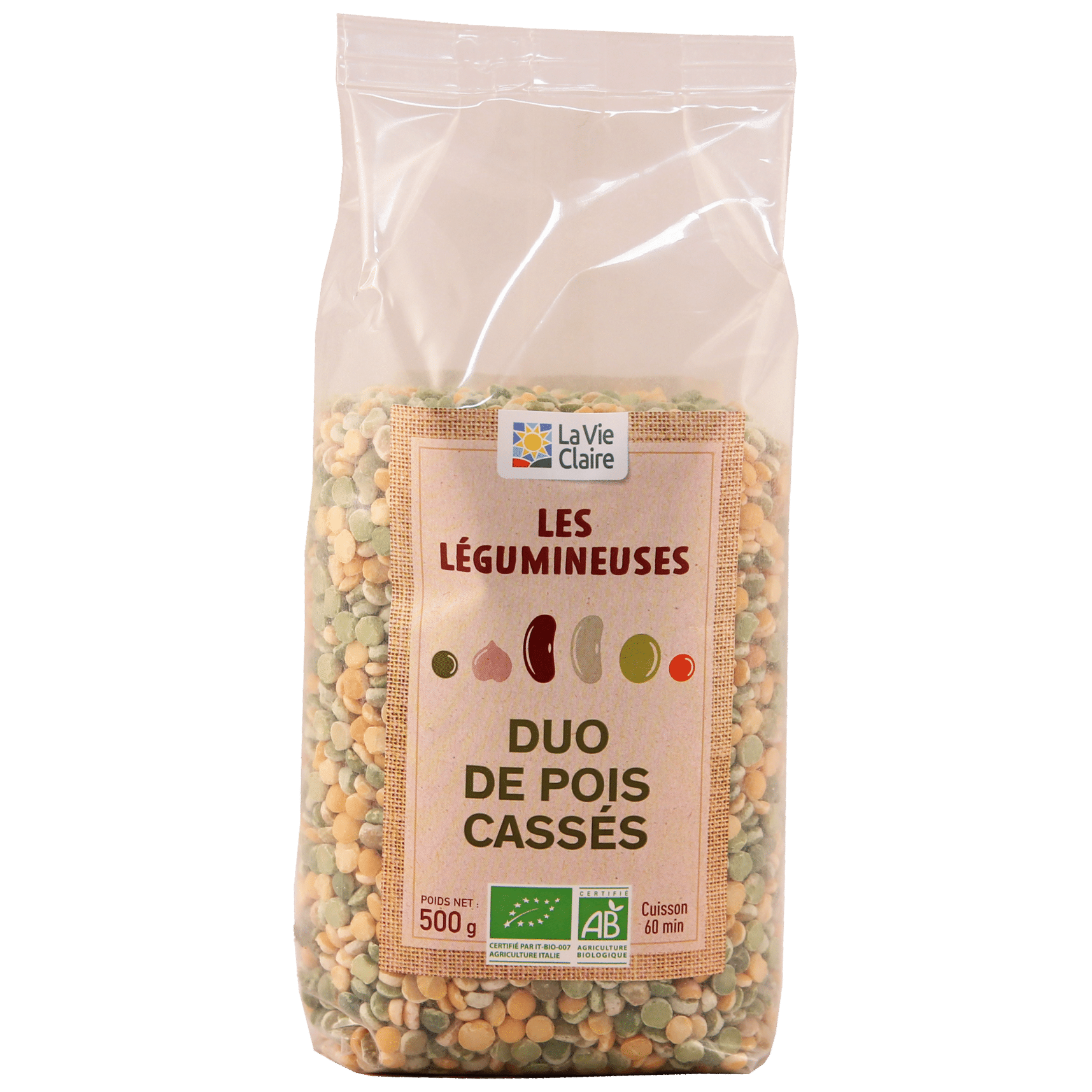 Duo de pois cassés bio