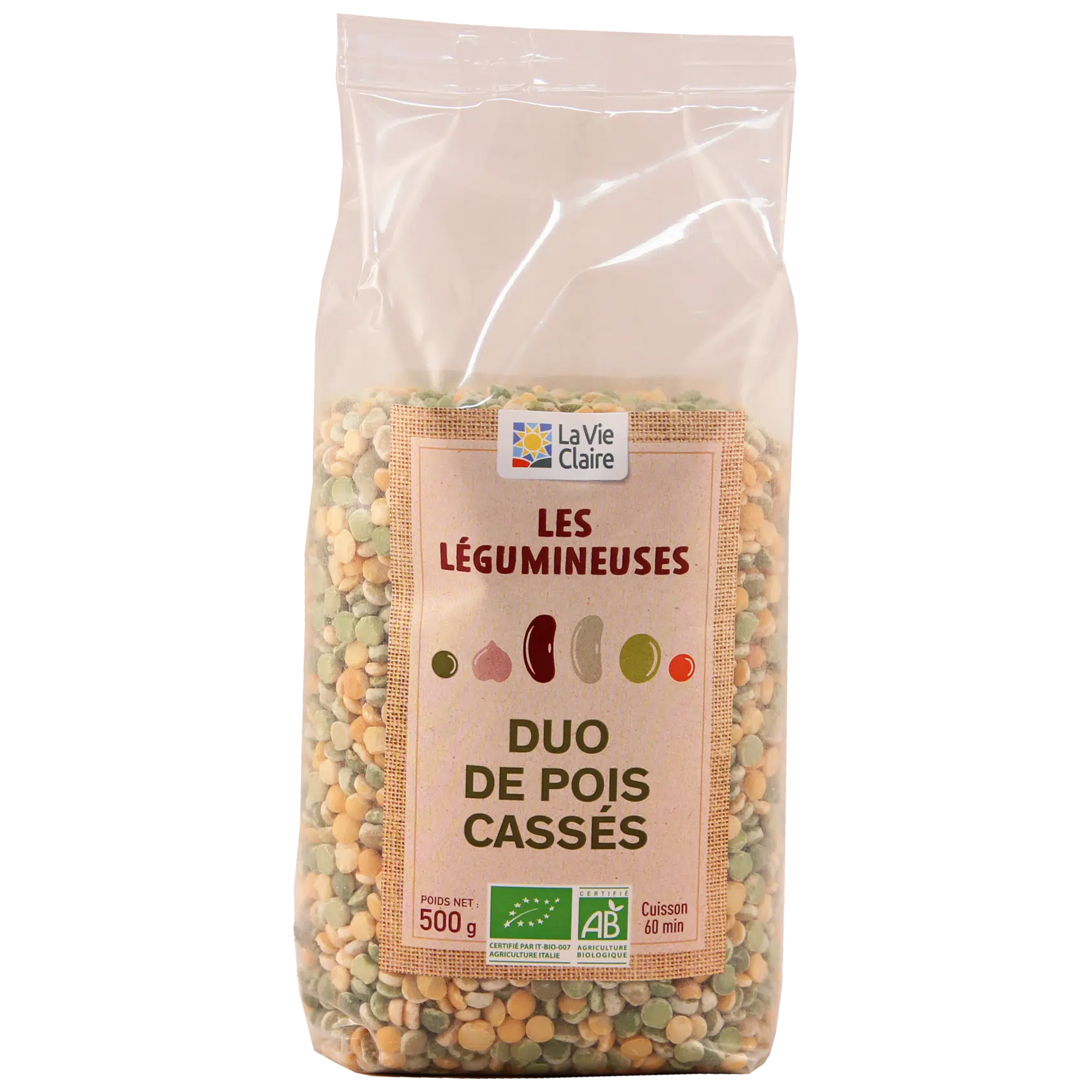 Duo de pois cassés bio