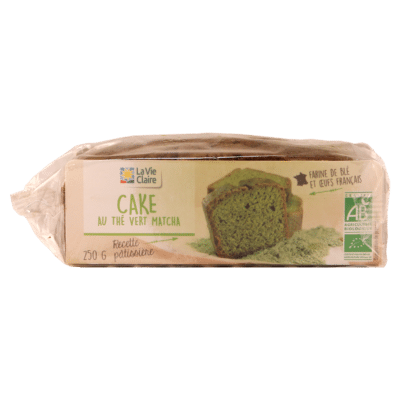 Cake au thé Matcha bio