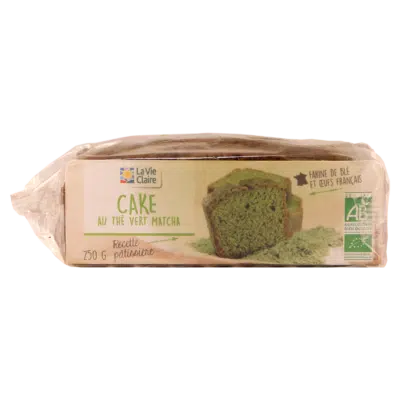 Cake au thé Matcha bio